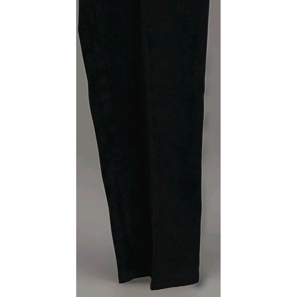 Denim & Co Women’s Small Black Velvet Pull-On Pants Y2K Goth Grunge Luxe EUC - Picture 5 of 11